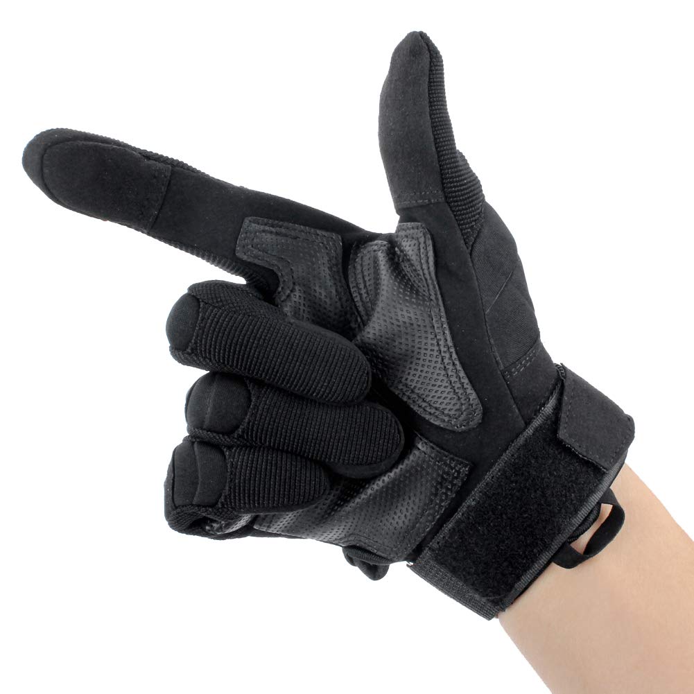 Motorbike Gloves, Men Full Finger Motorcycle Gloves Touch Screen ATV Riding Motocross Racing Gloves Brand: LALATECH
