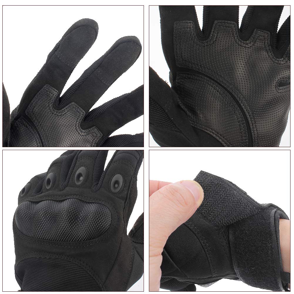 Motorbike Gloves, Men Full Finger Motorcycle Gloves Touch Screen ATV Riding Motocross Racing Gloves Brand: LALATECH